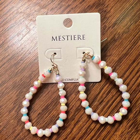 Beaded Drop Earrings - Picture 1 of 3